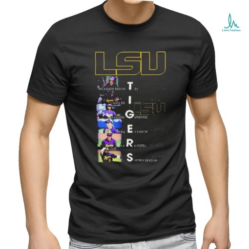 LSU Tigers Softball Team Players Signatures Shirt