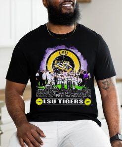 LSU Tigers Softball Team Skyline Players Name Shirt