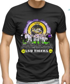 LSU Tigers Softball Team Skyline Players Name Shirt