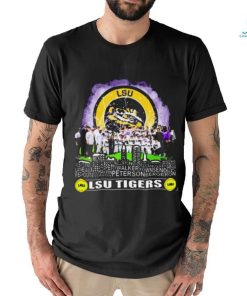 LSU Tigers Softball Team Skyline Players Name Shirt