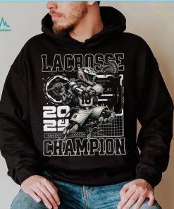 Lacrosse Player Future Sport Robot Stick Ball Game shirt