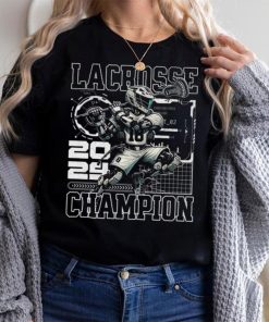 Lacrosse Player Future Sport Robot Stick Ball Game shirt