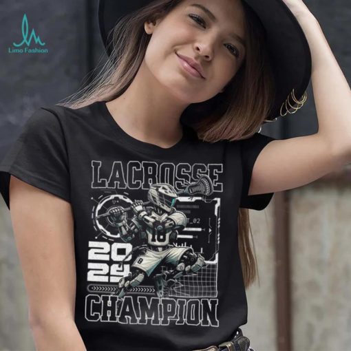Lacrosse Player Future Sport Robot Stick Ball Game shirt
