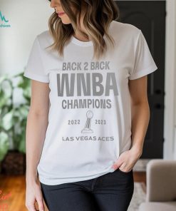 Las Vegas Aces Nike Unisex Back To Back Wnba Champions Banner Celebration T Shirt