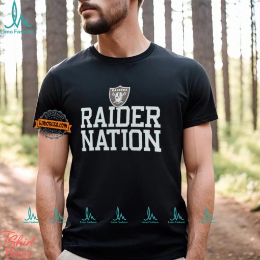 Las Vegas Raiders raider nation slogan shirt