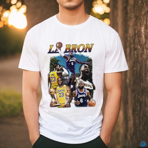 Lebron James Los Angeles Lakers basketball graphic shirt