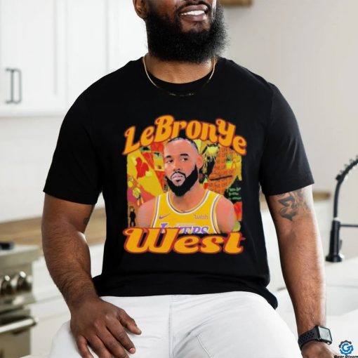 Lebronye west lebron james x kanye west T shirt