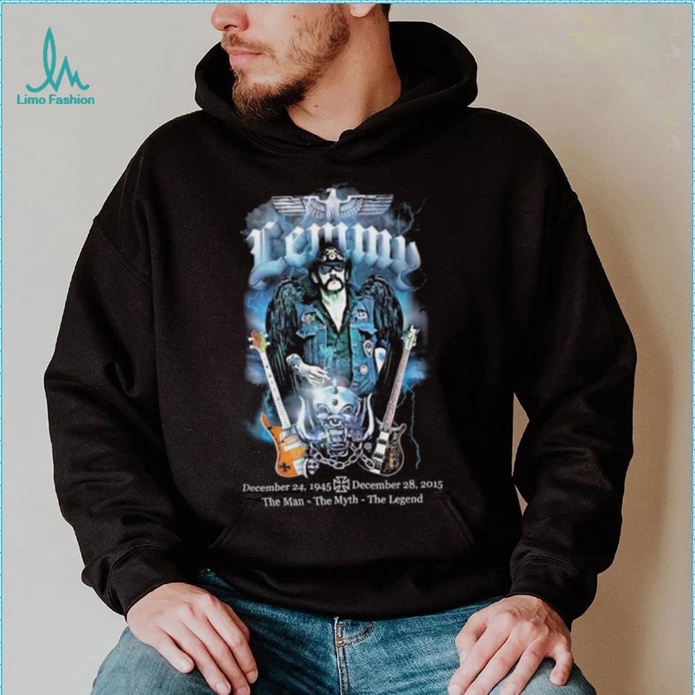 Lemmy December 24 1945 December 28 2015 The Man The Myth The Legend shirt Lemmy December 24 1945 December 28 2015 The Man The Myth The Legend shirt