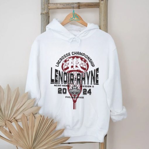 Lenoir Rhyne 2024 NCAA Men’s Division II Lacrosse Championship shirt