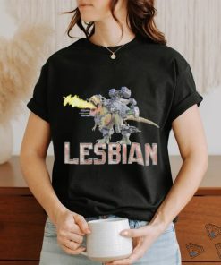 Lesbian mech dinosaur shirt