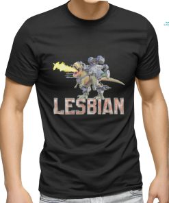 Lesbian mech dinosaur shirt