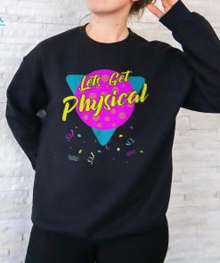 Let's Get Physical Vintage 80S Retro Gym Workout T Shirt