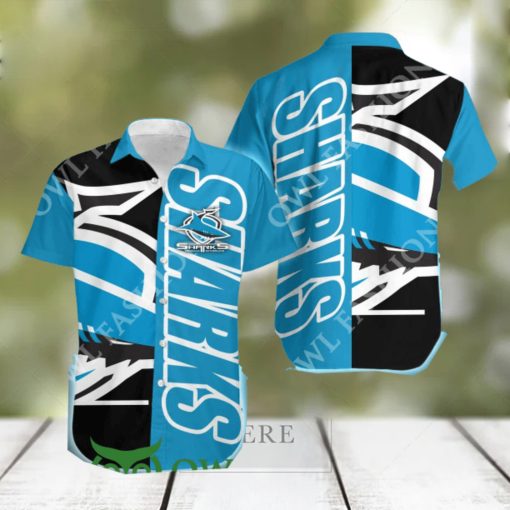 Limited Edition Cronulla Sutherland Sharks NRL Party hawaiian Shirt