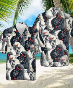 Little Sweet Poodles Hawaiian Shirt Dog Owner Cute Button Up Shirt Gifts For Summer