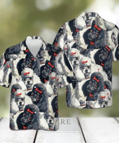 Little Sweet Poodles Hawaiian Shirt Dog Owner Cute Button Up Shirt Gifts For Summer