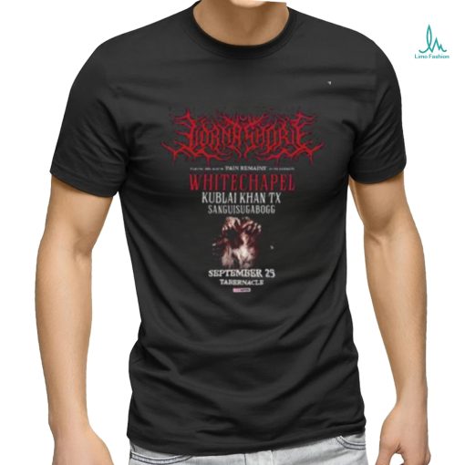 Lorna Shore Pain Remains 2024 Tour with Whitechapel Kublai Khan TX And Sanguisugabogg on September 25th Essential T Shirt