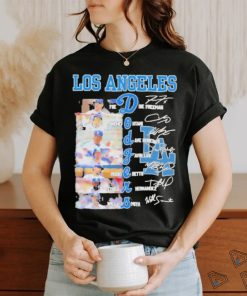 Los Angeles Dodgers Team Players 2024 Signatures Shirt