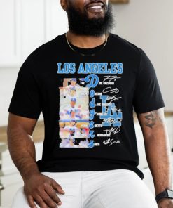 Los Angeles Dodgers Team Players 2024 Signatures Shirt