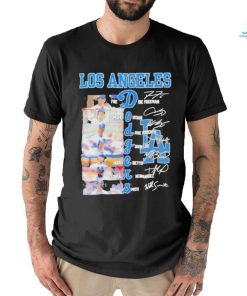 Los Angeles Dodgers Team Players 2024 Signatures Shirt