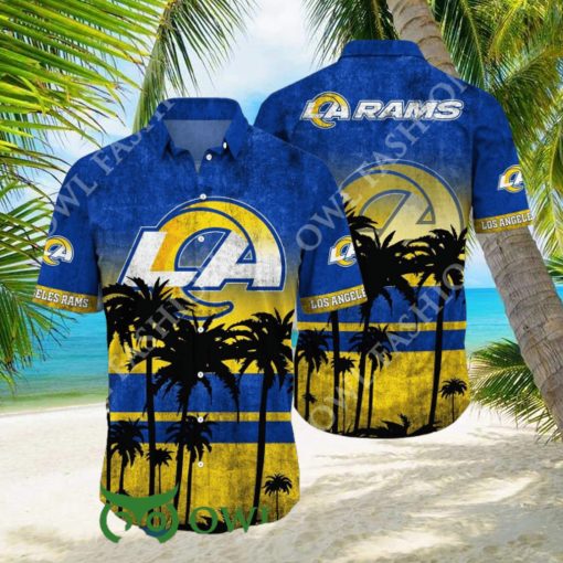 Los Angeles Rams NFL Trending Summer Hot Aloha Hawaiian Shirt