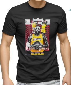 Los angeles Lakers lebron james true king fan T shirt