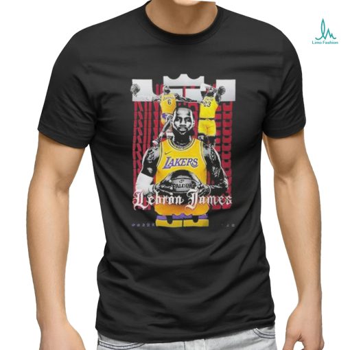Los angeles Lakers lebron james true king fan T shirt
