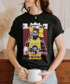 Los angeles Lakers lebron james true king fan T shirt