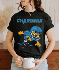 Los angeles chargers garfield cat grumpy football player shirt