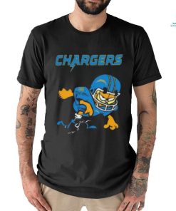 Los angeles chargers garfield cat grumpy football player shirt