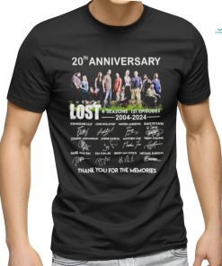 Lost 6 Seasons 121 Episodes 20th Anniversary 2004 2024 shirt