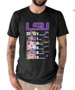 Lsu Tigers Baseball Team Players 2024 Signatures Shirt