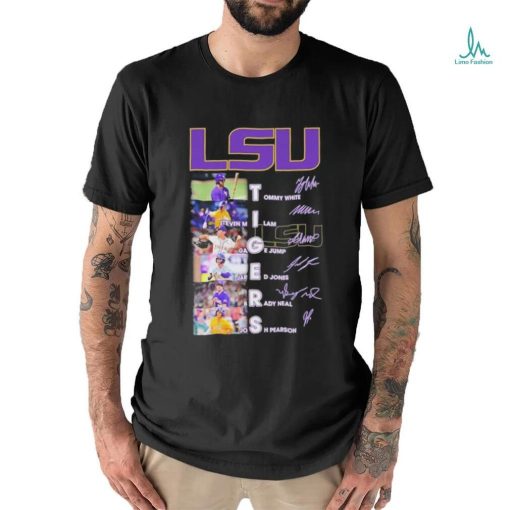 Lsu Tigers Baseball Team Players 2024 Signatures Shirt