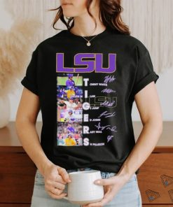 Lsu Tigers Baseball Team Players 2024 Signatures Shirt