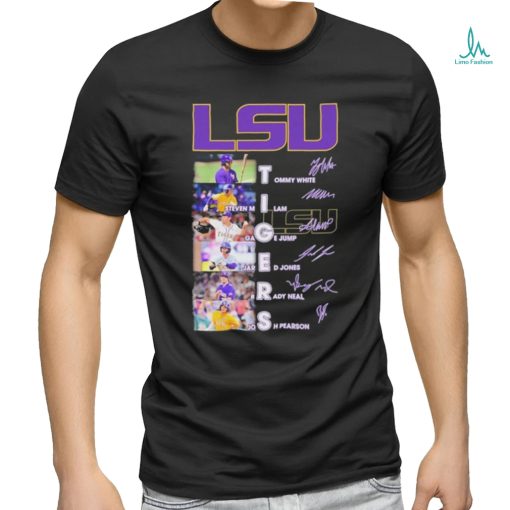 Lsu Tigers Baseball Team Players 2024 Signatures Shirt