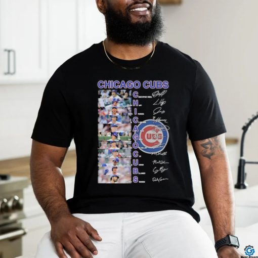 MLB Chicago Cubs Team Players 2024 Signatures Shirt