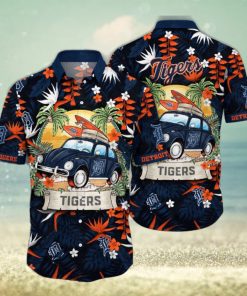 MLB Detroit Tigers Hawaiian Shirt Summer Heatwave For Sports Fans