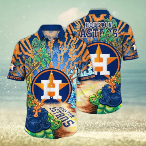 MLB Houston Astros Hawaiian Shirt Diamond Dreamscape For Sports Fans
