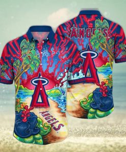 MLB Los Angeles Angels Hawaiian Shirt Diamond Dreamscape For Sports Fans