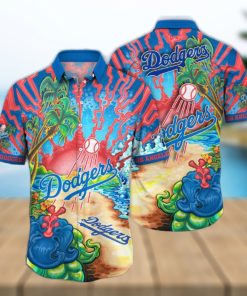 MLB Los Angeles Dodgers Hawaiian Shirt Diamond Dreamscape For Sports Fans
