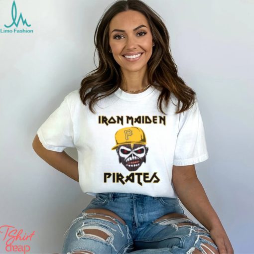MLB Pittsburgh Pirates Iron Maiden Rock Band Music Baseball Sports T Shirt