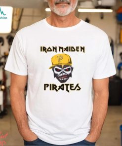 MLB Pittsburgh Pirates Iron Maiden Rock Band Music Baseball Sports T Shirt