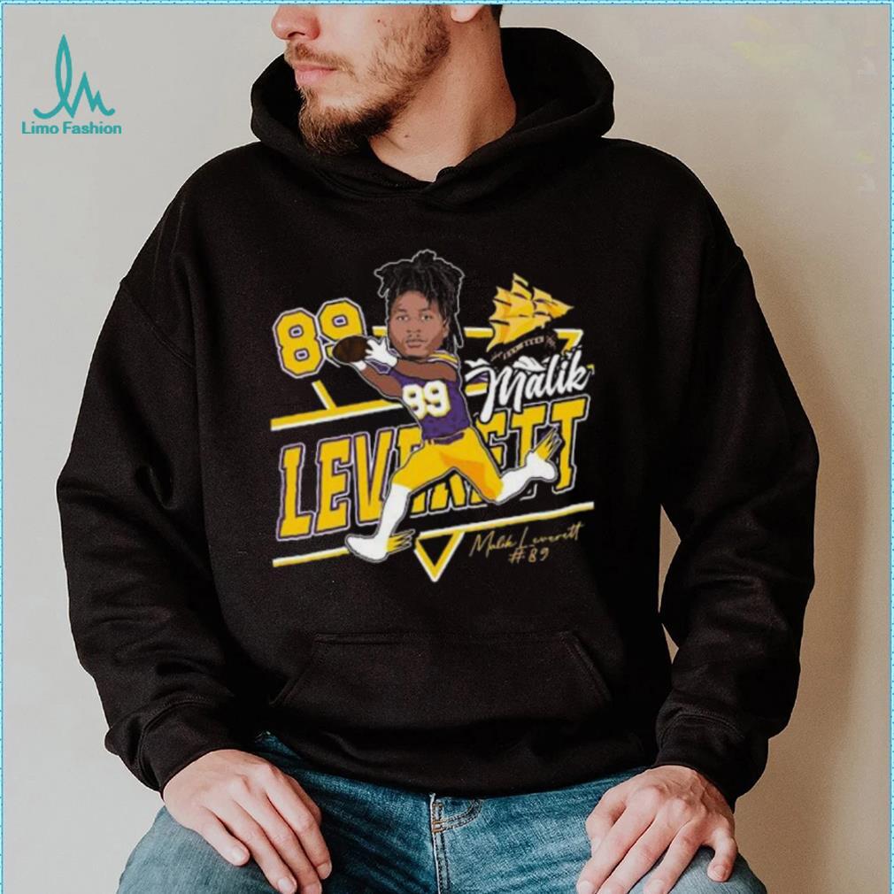 Malik Leverett #89 East Carolina Pirates Signature shirt Malik Leverett #89 East Carolina Pirates Signature shirt