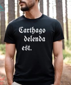 Mark Zuckerberg Wearing Carthago Delenda Est Unisex T Shirt