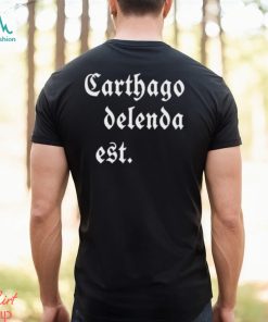 Mark Zuckerberg Wearing Carthago Delenda Est Unisex T Shirt, hoodie, sweater, long sleeve and tank top Mark Zuckerberg Wearing Carthago Delenda Est Unisex T Shirt