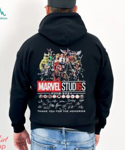 Marvel Studios 2008 2024 Thank You For The Memories Signatures Shirt