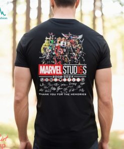 Marvel Studios 2008 2024 Thank You For The Memories Signatures Shirt