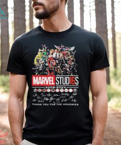 Marvel Studios 2008 2024 Thank You For The Memories Signatures Shirt