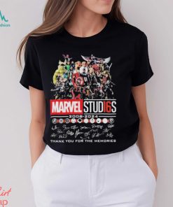 Marvel Studios 2008 2024 Thank You For The Memories Signatures Shirt