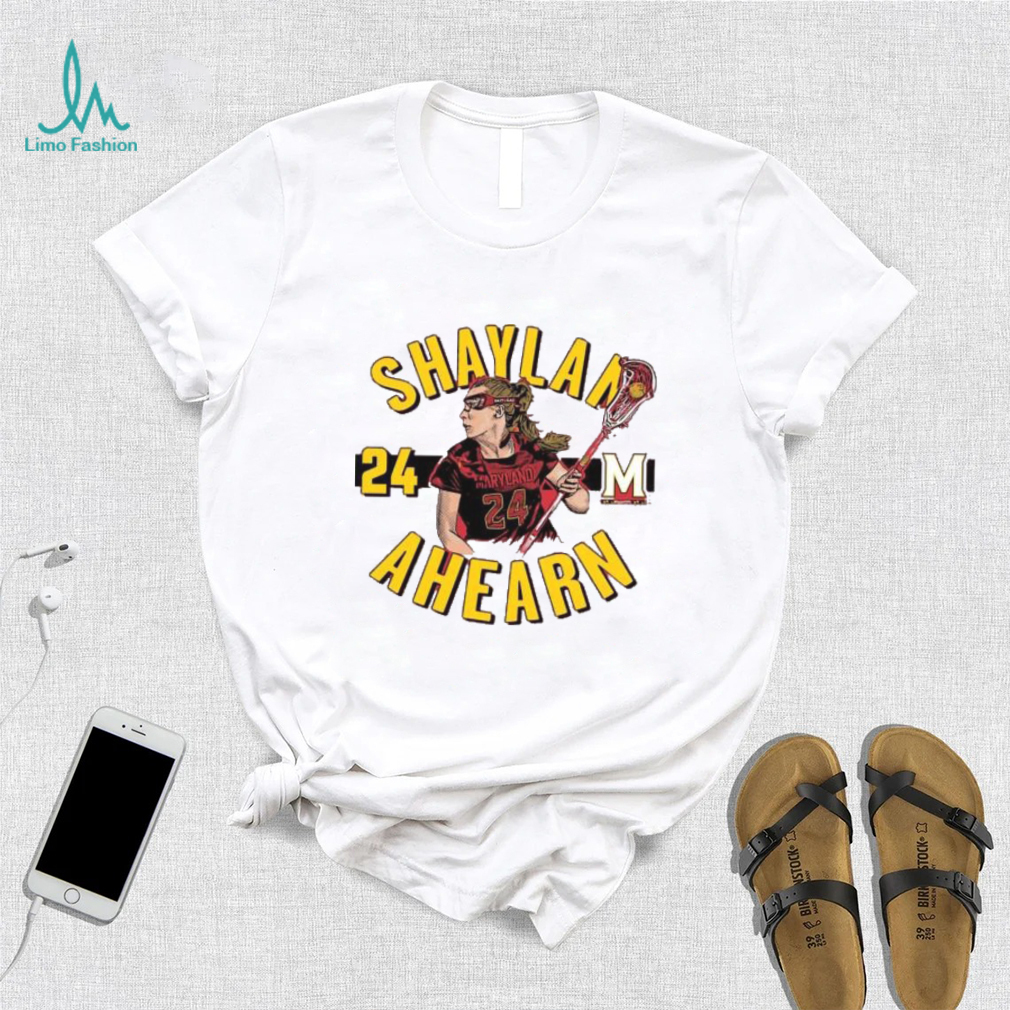 Maryland Terrapins Lacrosse Shaylan Ahearn 24 shirt Maryland Terrapins Lacrosse Shaylan Ahearn 24 shirt