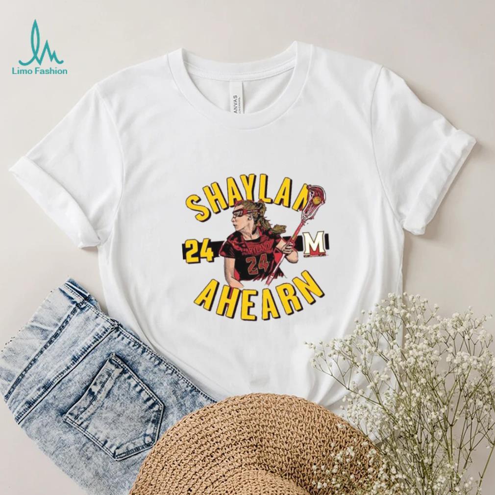Maryland Terrapins Lacrosse Shaylan Ahearn 24 shirt Maryland Terrapins Lacrosse Shaylan Ahearn 24 shirt